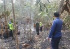 Babinsa Sigap Padamkan Kebakaran Kebun Bambu di Temanggung